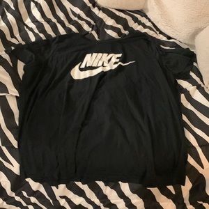 Plus size Black Nike tee